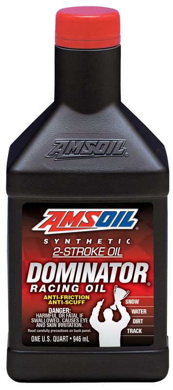 DOMINATE THE TRACK WITH AMSOIL DOMINATOR Synthetic 2-Stroke Racing&nbsp;Oil
